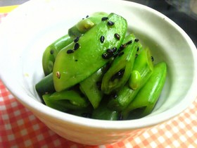 スナップえんどうのサラダ☆お弁当にも