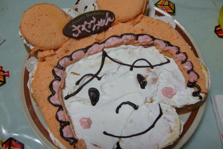ロールケーキであかちゃんまん レシピ 作り方 By Potako クックパッド