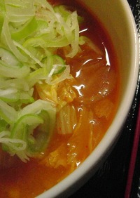 ♡ストック白菜と鶏団子のキムチスープ♡
