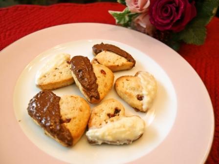 バレンタイン☆クリームチーズラブクッキーの画像