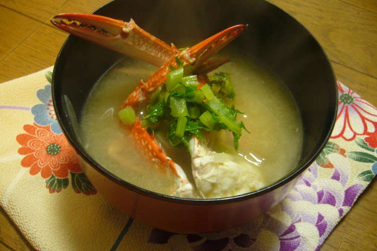ワタリガニのお味噌汁 レシピ 作り方 By ダキちゃん クックパッド 簡単おいしいみんなのレシピが361万品