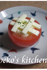 お弁当のおかず❀簡単プチトマトinチーズ