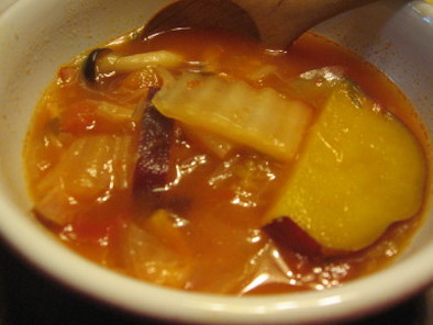 簡単、野菜スープの写真