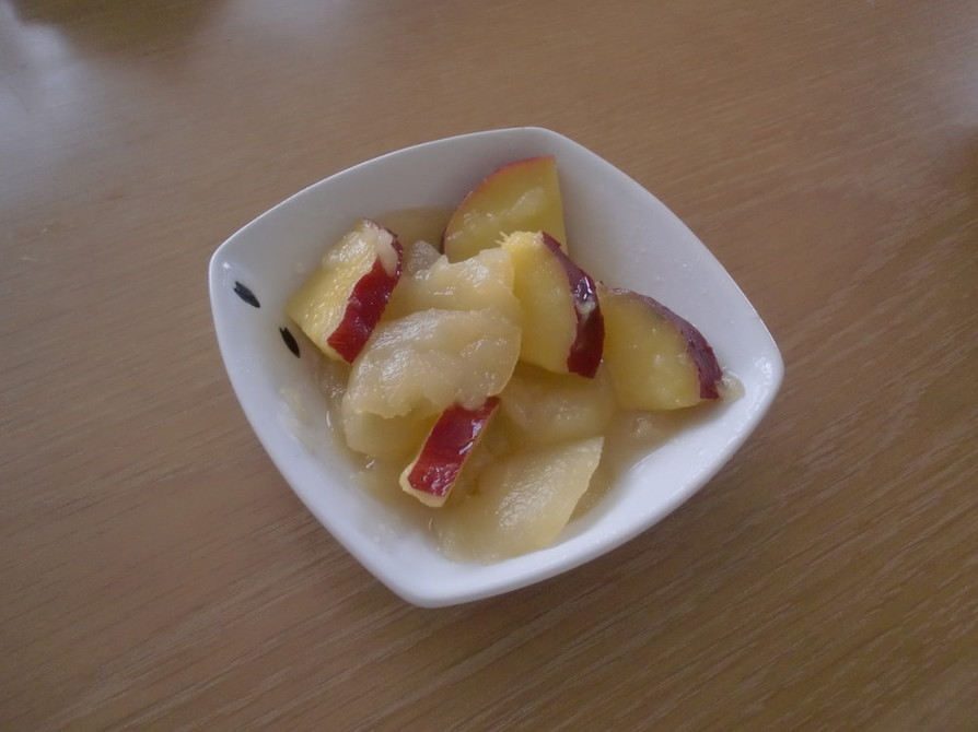 さつまいもとリンゴのレモン煮の画像