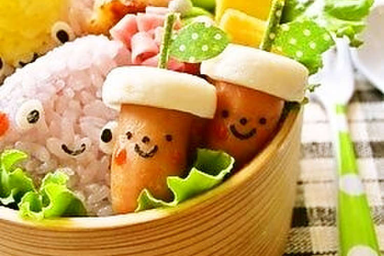 キャラ弁に ちくわとウインナーのどんぐり レシピ 作り方 By ｔｗｏｈｅａｒｔｓ クックパッド 簡単おいしいみんなのレシピが373万品