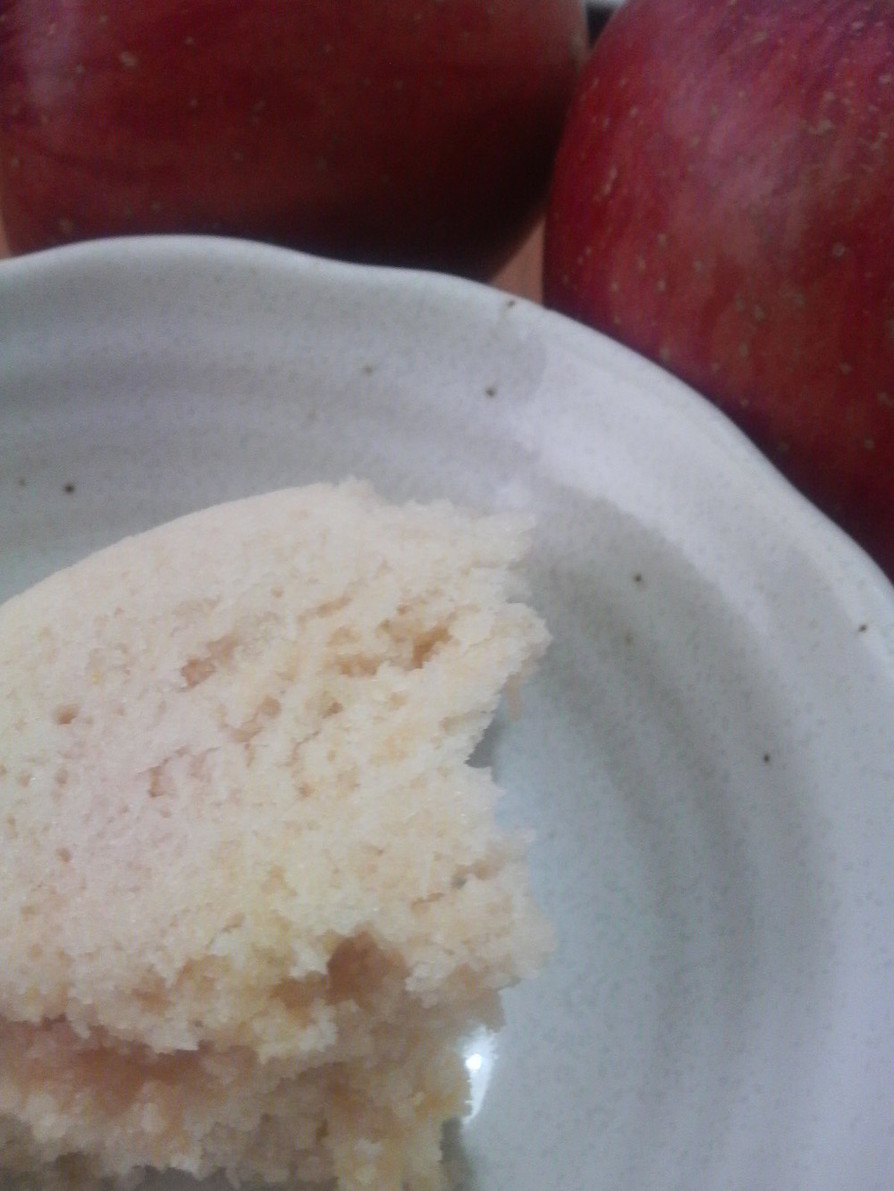 やさしい･･･米粉のりんご蒸ぱんの画像