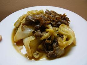 あっという間に☆牛と白菜のすき煮