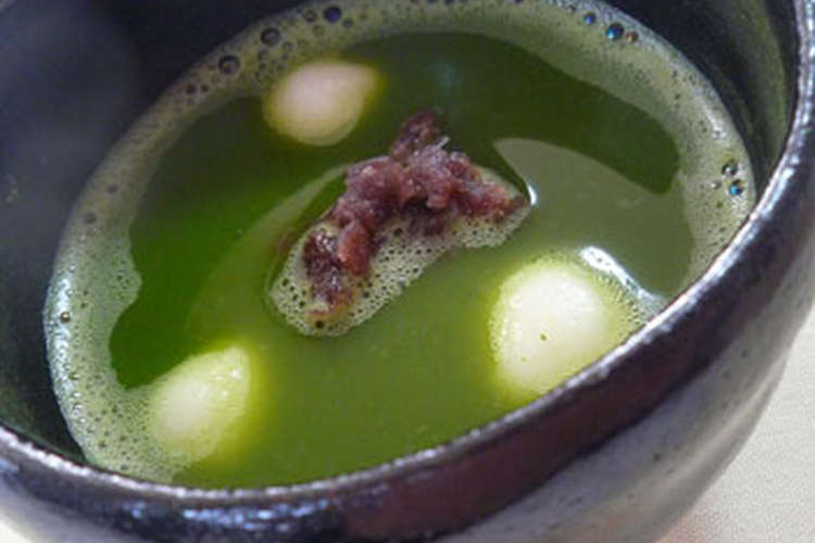 お抹茶ぜんざい レシピ 作り方 By アンジュさん クックパッド 簡単おいしいみんなのレシピが355万品