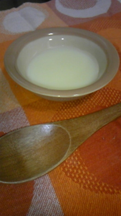 レンジでカンタン☆離乳食でホワイトソースの写真