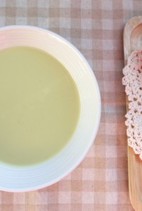 簡単♡♥グリンピースのミルクスープ