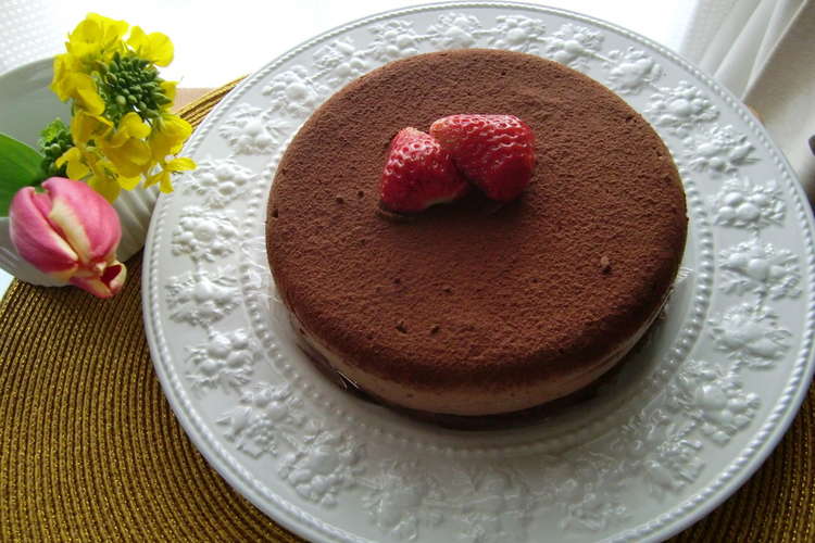 大人味 チョコレートムースケーキ レシピ 作り方 By ひいちい クックパッド