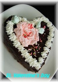 バレンタイン♡チョココーティングケーキ