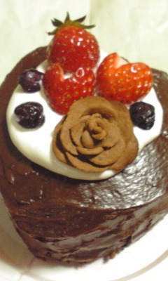 ヘルシーチョコレートケーキの画像