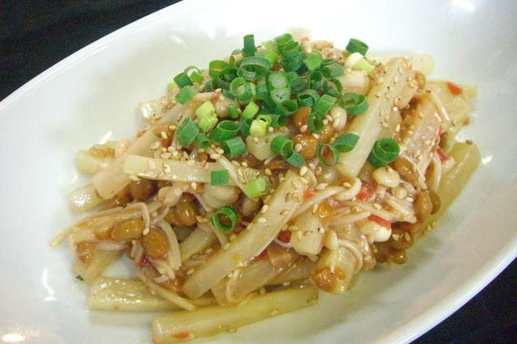 大根とえのきの納豆梅和え レシピ 作り方 By コットンストリート クックパッド 簡単おいしいみんなのレシピが352万品