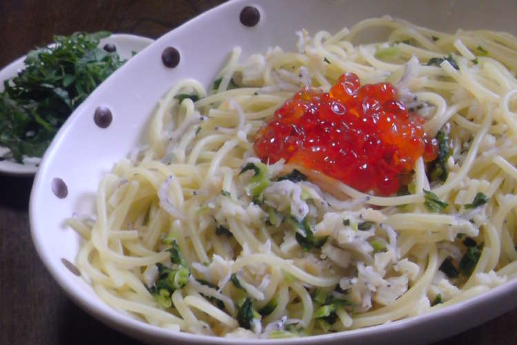 調味料なし いくらとさきいかのパスタ レシピ 作り方 By Jujumyu クックパッド
