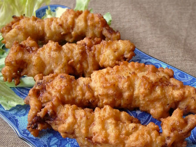 ウチの鉄板 鶏ささみのカリカリから揚げ レシピ 作り方 By Moj クックパッド 簡単おいしいみんなのレシピが376万品