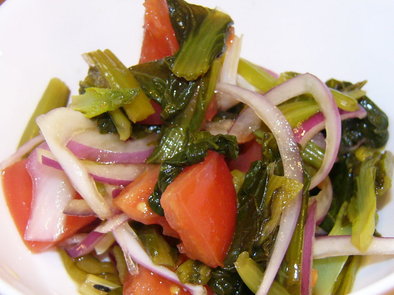 簡単☆　小松菜と色々野菜のさっぱりサラダの写真
