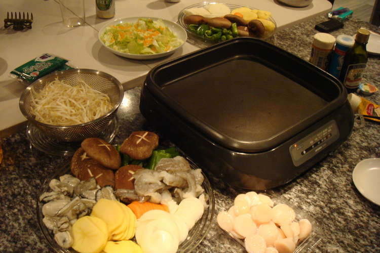 鉄板焼き わいわい鉄板焼き 楽しいですね レシピ 作り方 By ゆりさんママ クックパッド 簡単おいしいみんなのレシピが360万品