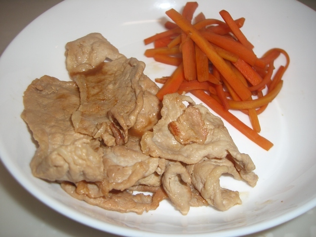 子どもも食べやすい♪薄切り肉の生姜焼きの画像