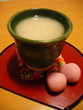 体ぽかぽか甘酒ミルク☆