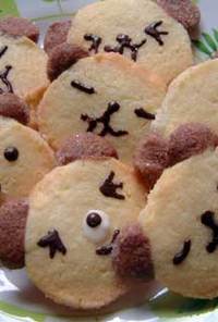プレゼントに歓声があがるかわいいクマのクッキー♪