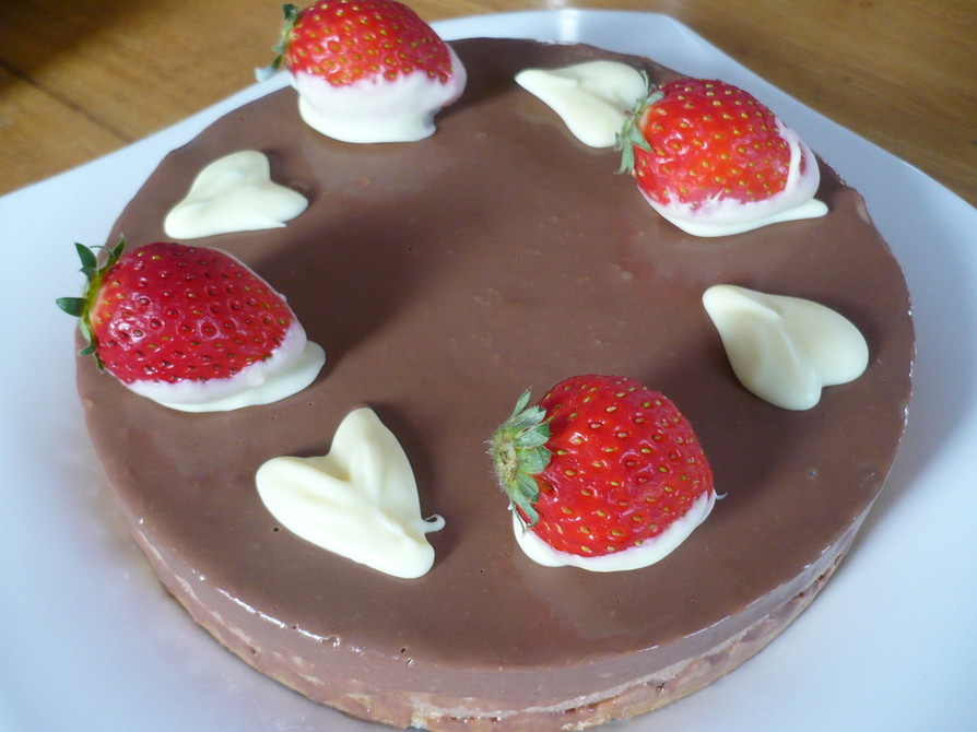 生チョコ＋チョコレアチーズケーキの画像