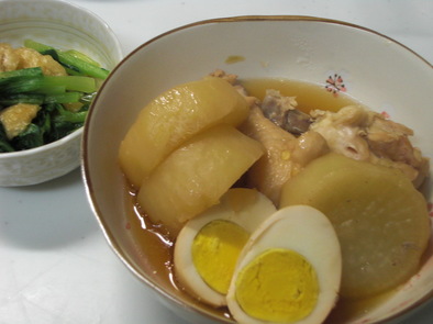 エコ☆圧力鍋で手羽元と大根の煮物☆の写真