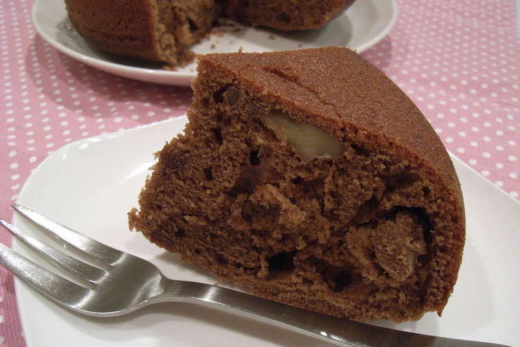 炊飯器で くるみ入りチョコケーキ レシピ 作り方 By Chococo クックパッド