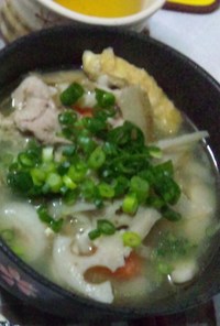 （安産レシピ）野菜たっぷり～　豚汁
