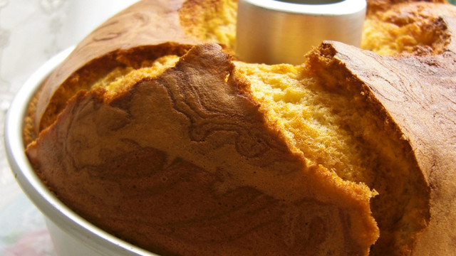 キャラメルマーブルシフォンケーキ レシピ 作り方 By Aｎｋo クックパッド 簡単おいしいみんなのレシピが350万品