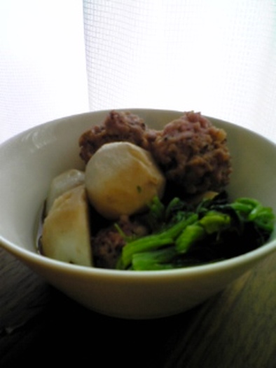 圧力鍋で☆イカ団子と里芋の煮物の写真