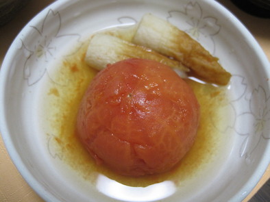 トマトの和風煮　(トマトおでん)の写真