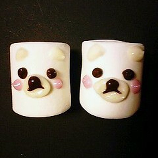 チョコマシュマロ☆かじりクマさん チョコマシュマロ☆かじりクマさん