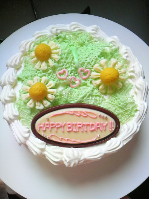 誕生日ケーキ（カモミール編）の画像