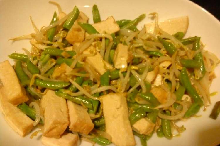いんげん 豆腐 もやし炒め レシピ 作り方 By Rayong クックパッド 簡単おいしいみんなのレシピが361万品