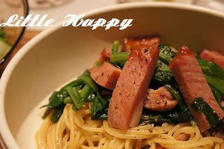 簡単 ほうれんそうとベーコンの和風パスタ レシピ 作り方 By Little0921 クックパッド 簡単おいしいみんなのレシピが352万品