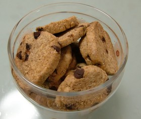 グラハム粉たっぷりのチョコチップクッキー