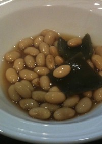 大豆と昆布で…昆布豆(^^)