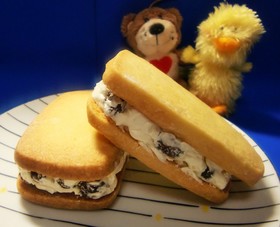 ラムレーズン♡バターサンドクッキー