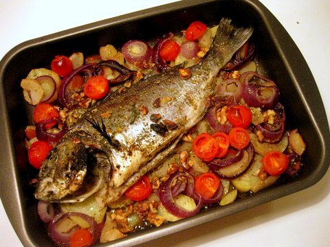 お魚と野菜をオーブンでまるやき☆の画像