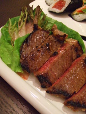 牛のヨーグルト味噌漬け焼き