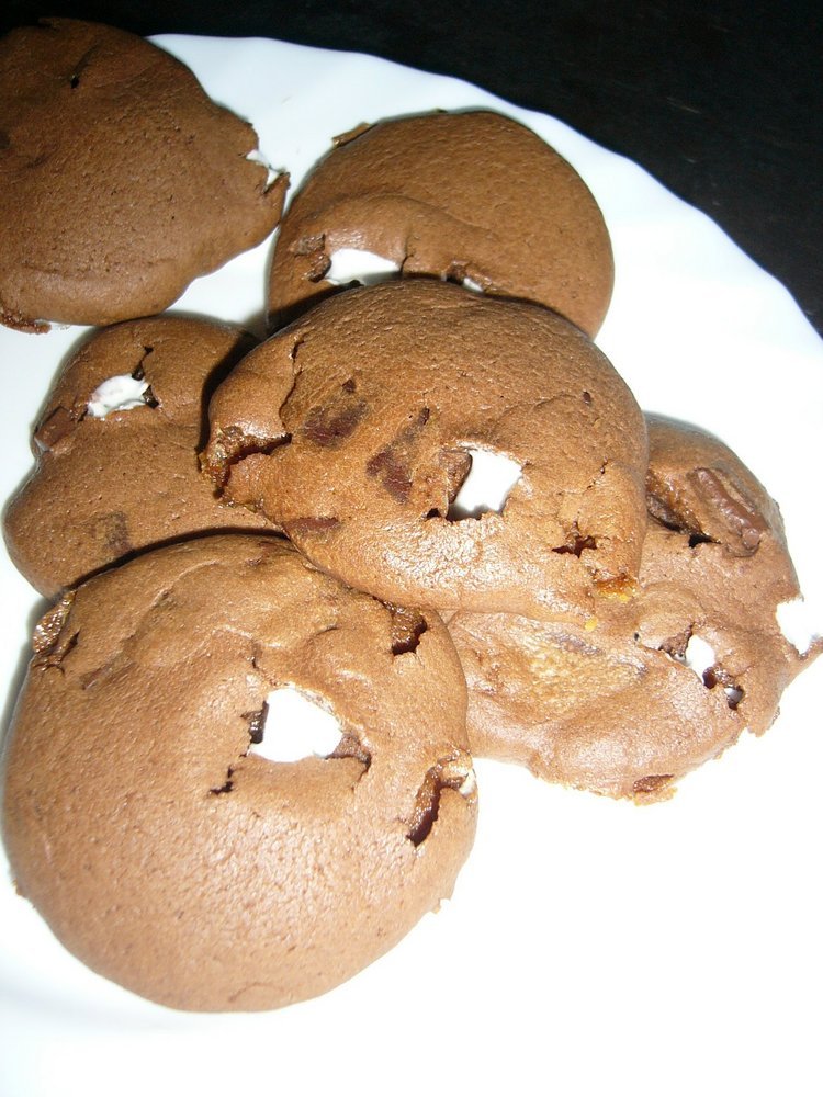 マシュマロ＆チョコクッキーの画像