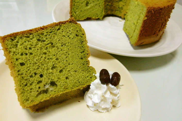 抹茶ミルクシフォン レシピ 作り方 By あやさくら犬 クックパッド 簡単おいしいみんなのレシピが350万品