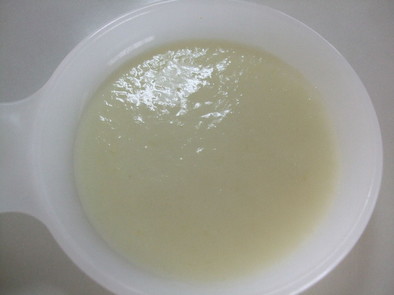 離乳食☆初期　玉ねぎのホワイトソース風味の写真