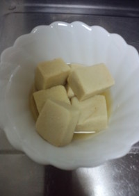 高野豆腐（凍り豆腐）の煮物