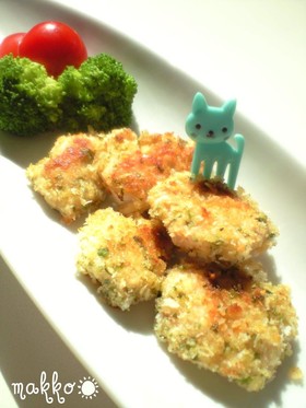 お弁当に☆ささみのパン粉焼き☆青のり風味