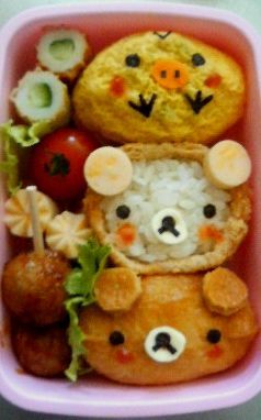 リラックマ♪ファミリー弁当@キャラ弁