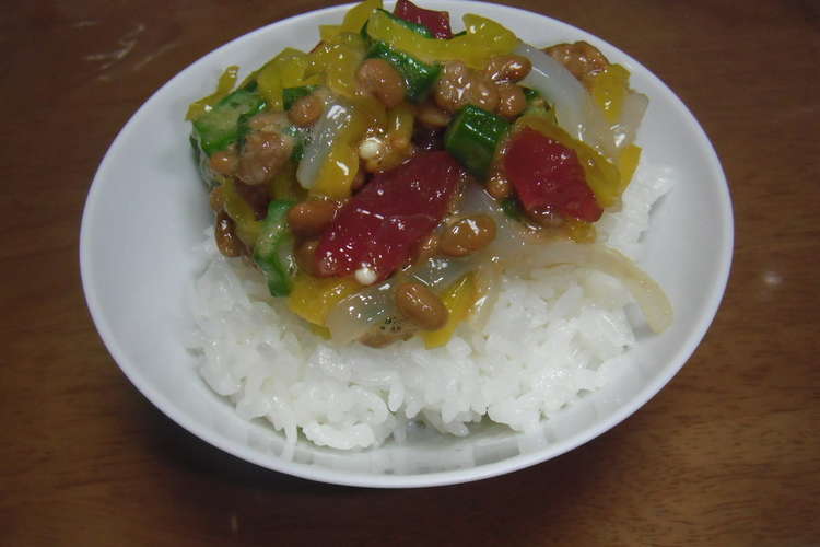 コラーゲン納豆 たくあん マグロ レシピ 作り方 By るー クックパッド