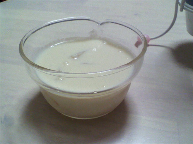 乳アレに豆乳でヨーグルト(*^o^*)の画像