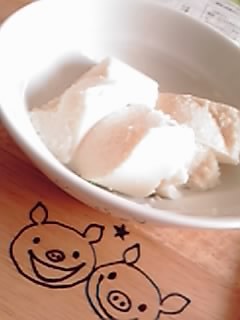 ヘルシーデザート★簡単とうふババロア★
